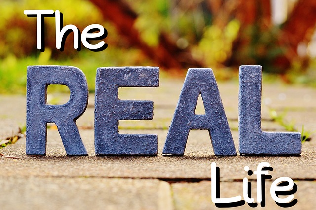 「The REAL　Life」の文字