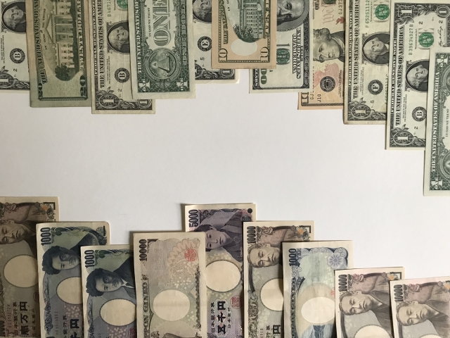 米ドルと日本円